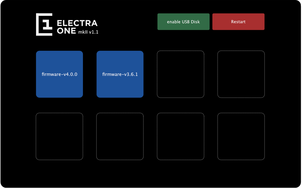 Electra front panel