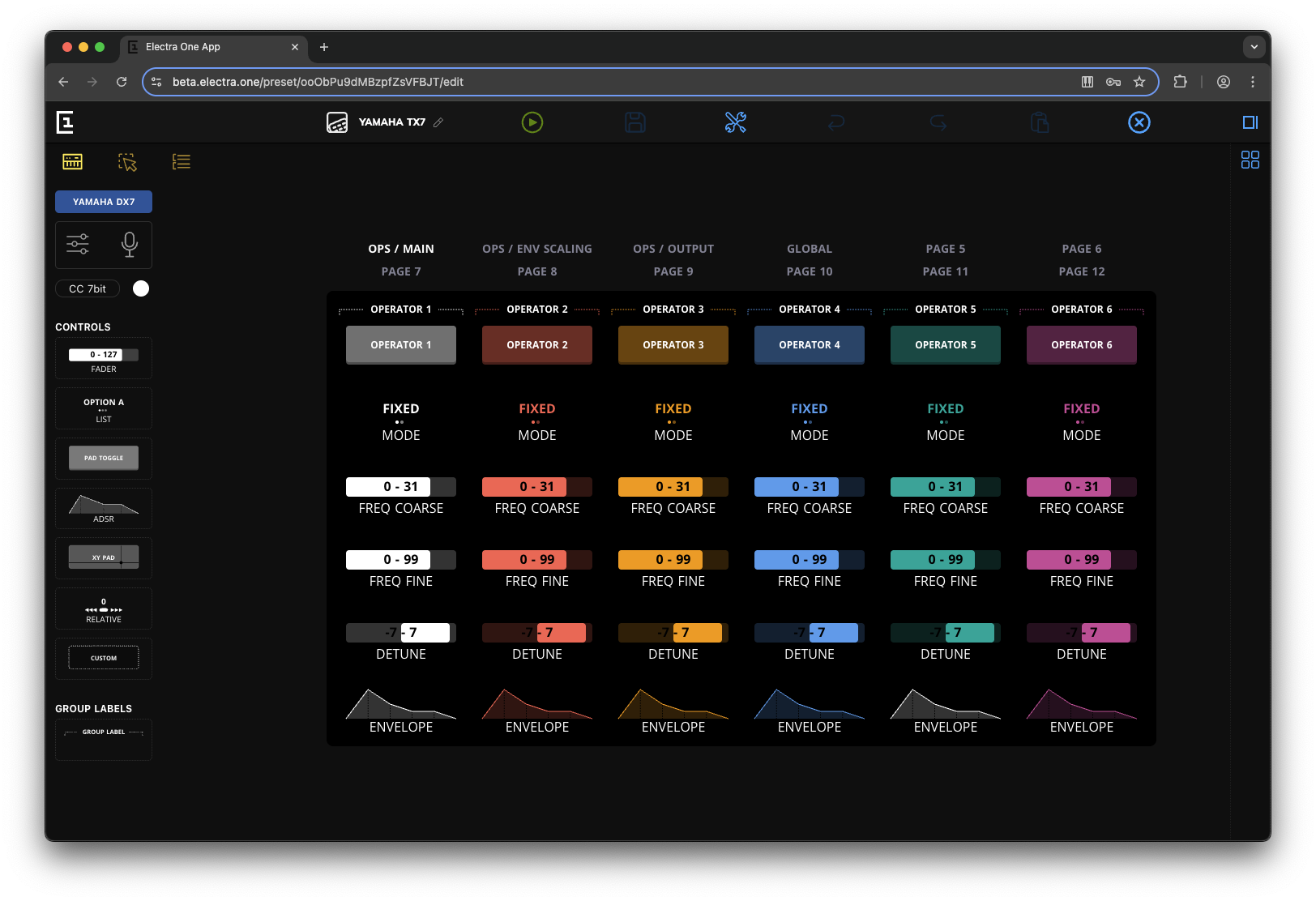 Editor overview