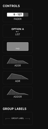 Controls selection