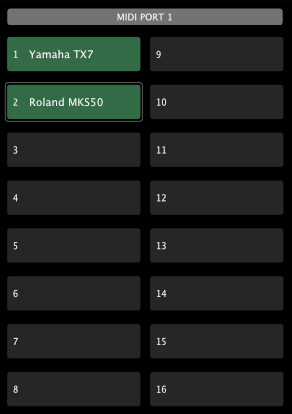 Devices Overrides Port 1
