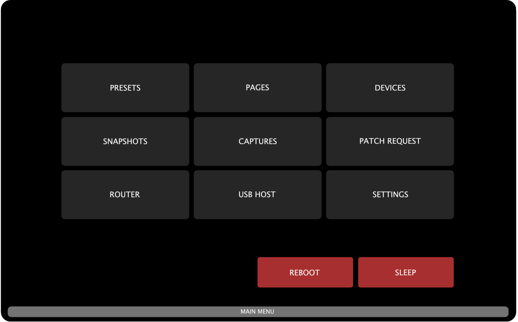 Main Menu